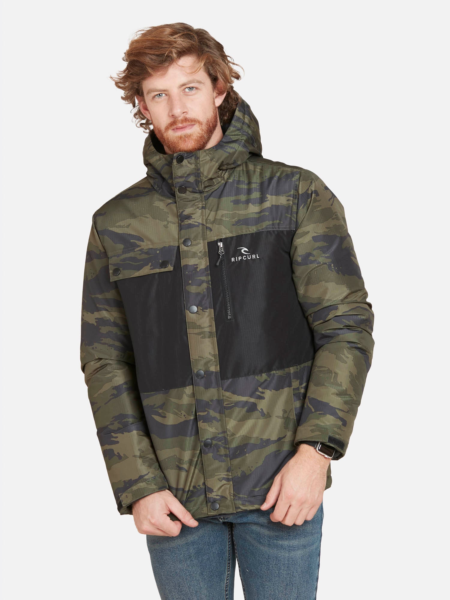 Jaqueta rip hot sale curl camuflada